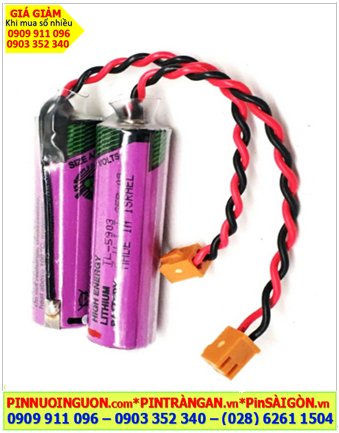 Tadiran TL-5903 (Zắc Omron), Pin nuôi nguồn PLC Tadiran TL-5903 LITHIUM 3.6v AA2400mAh chính hãng